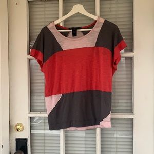 Marc by Marc Jacobs tee color block small